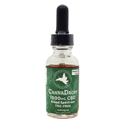 Broad Spectrum 1000mg CBD Oil | Peppermint | Carolina Cannabis Creations