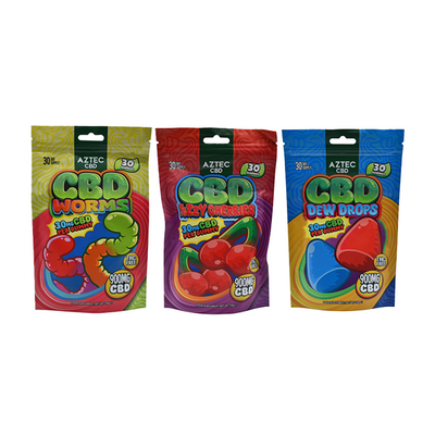 Aztec 900mg CBD Gummies - 30 Pieces