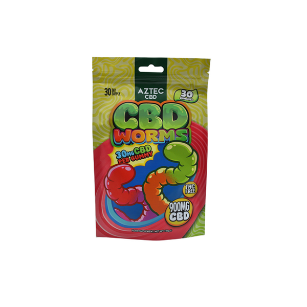 Aztec 900mg CBD Gummies - 30 Pieces