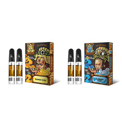Aztec CBD 1000mg Cartridge Kit - 2 Pack