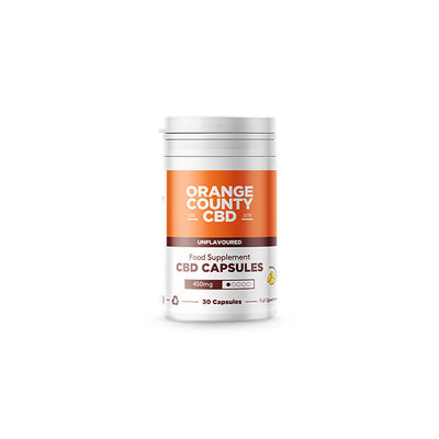 Orange County 450mg CBD Capsules - 30 Caps