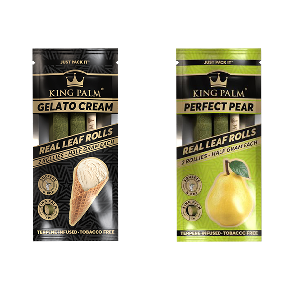 King Palm 0.5g Flavoured Wrap Rollies - 2 Pack