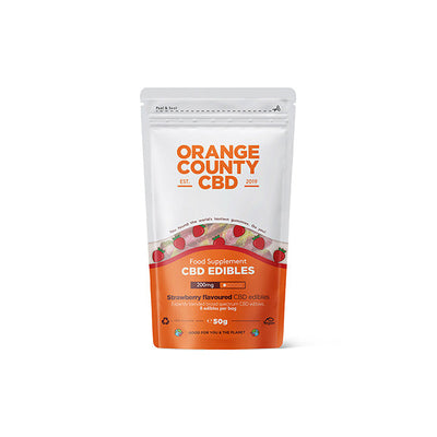 Orange County 200mg CBD Gummy Strawberries - Grab Bag