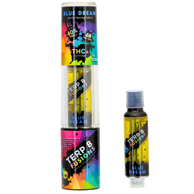 2.25-Gram Blue Dream THCA + D8 Live Resin Cartridge