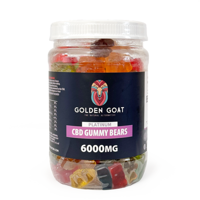 CBD Platinum Gummies - Clear Bears 6000MG