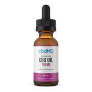 cbdMD Broad Spectrum CBD Drops - Berry Flavor