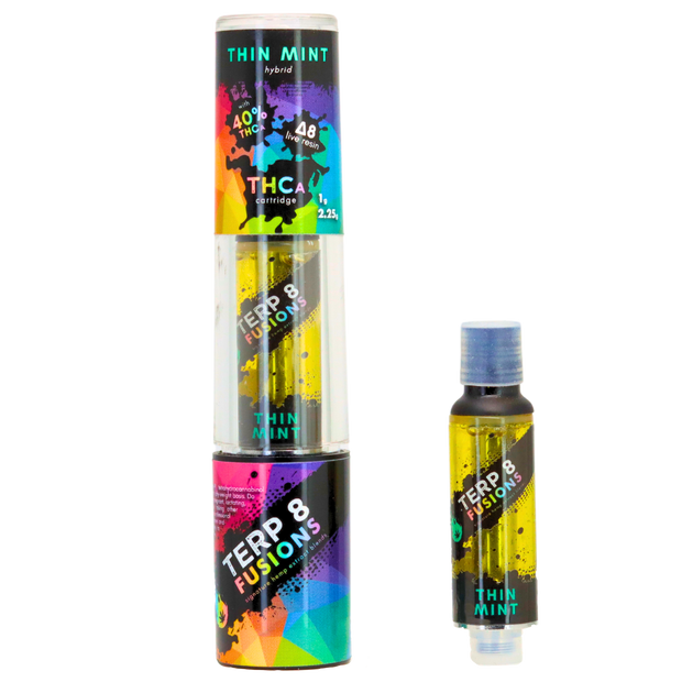 2.25-Gram Thin Mint THCA + D8 Live Resin Cartridge