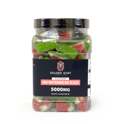 CBD Platinum Gummies - Watermelon Slices 5000MG