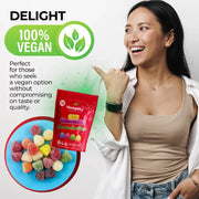 Hempthy 1000mg CBD American Hard Gums Gummies - 50 Pieces