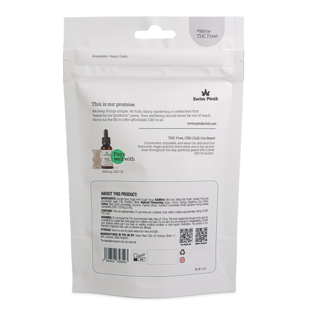 CBD Gummy Bears (1200mg CBD)