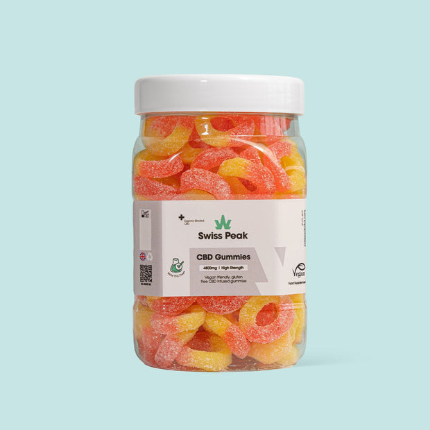 CBD Peach Ring Gummies 3200mg - 4800mg