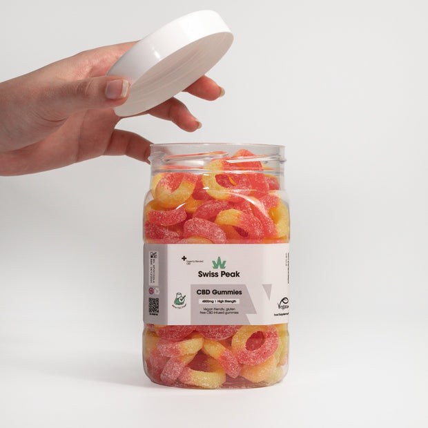CBD Peach Ring Gummies 3200mg - 4800mg
