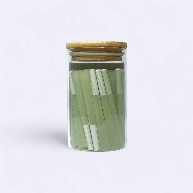 Green Man 1.25 Green Rice Cones 40ct Jar