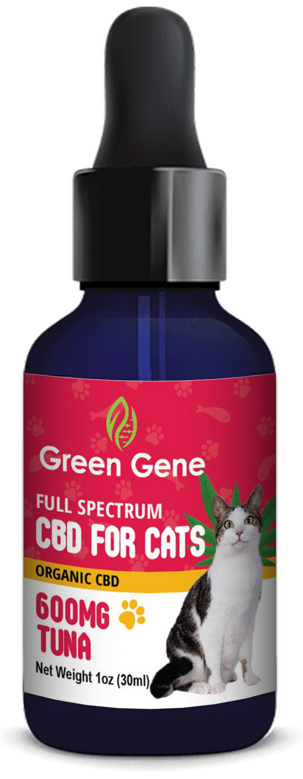 Full Spectrum CBD Oil for Cats - Feline Wellness Formula (300MG - 600MG)