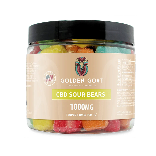 CBD Gummies 1000MG - Sour Bears