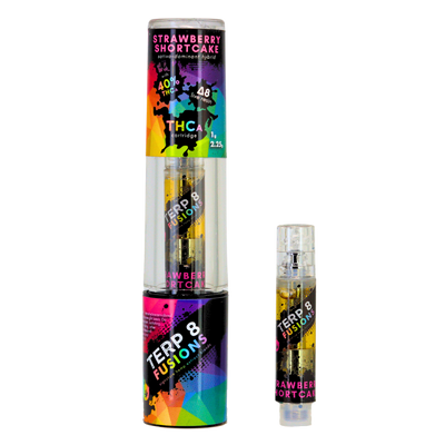 1-Gram Strawberry Shortcake THCA + D8 Live Resin Cartridge