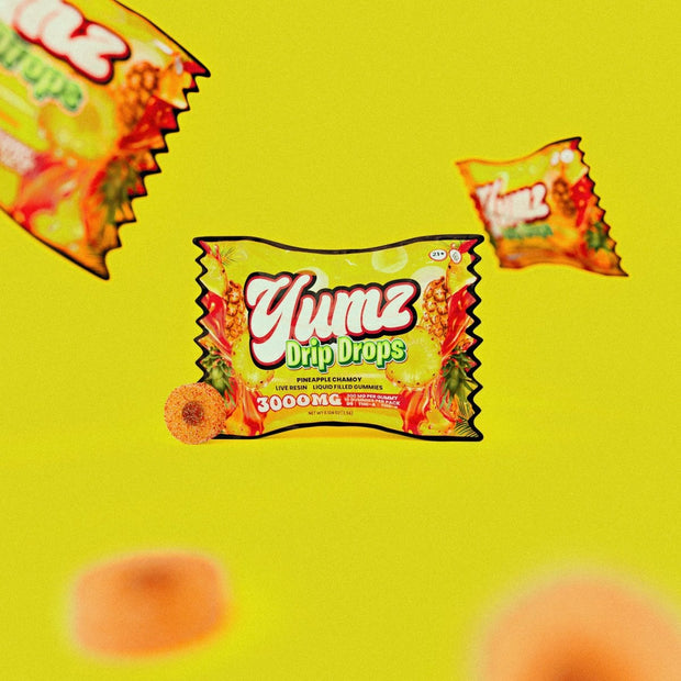YUMZ DRIP DROPS | LIQUID FILLED THC GUMMIES | 3000MG