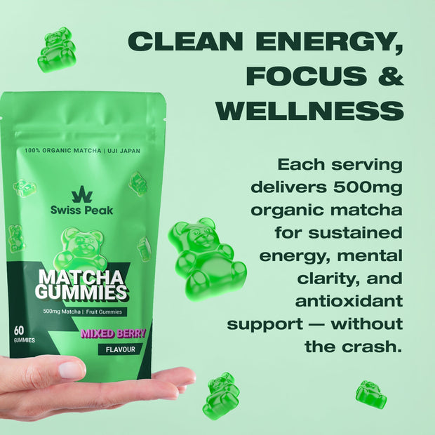 Matcha Gummies | Mixed Berry Flavour